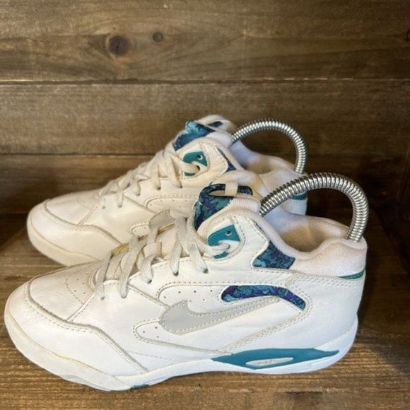 Vintage Womens Nike 1994 Air Conditioner Mid White Sneakers Shoes Size 6 M EUC - Picture 2 of 6